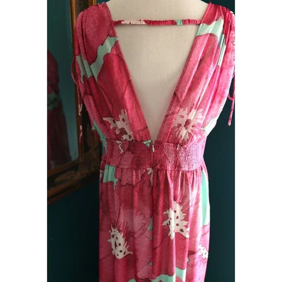 NWT Anthropologie Hutch Yael Sleeveless Maxi Dress Colorful Floral Boho XL - Picture 10 of 16